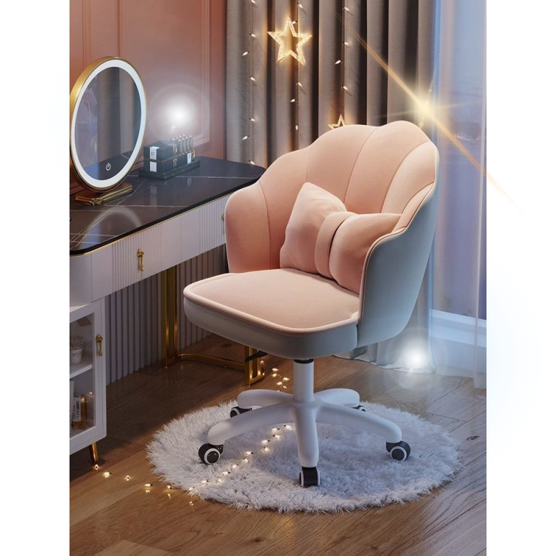 电脑椅化妆椅靠背椅旋转升降椅子可爱学习办公家用舒适转椅