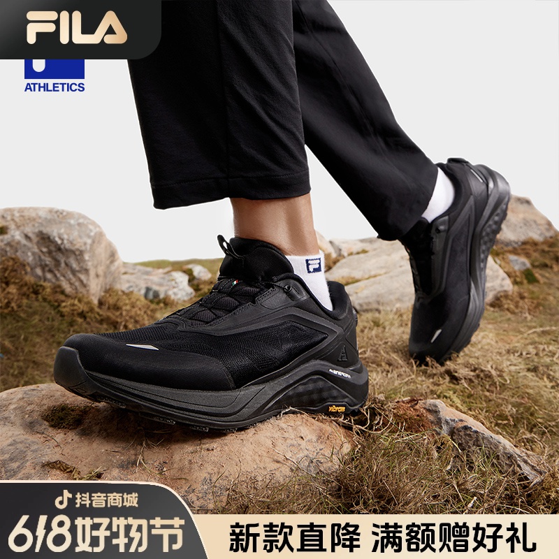 FILA斐乐正品男士BOA雪狼2户外鞋越野跑步鞋运动鞋A12M431202F