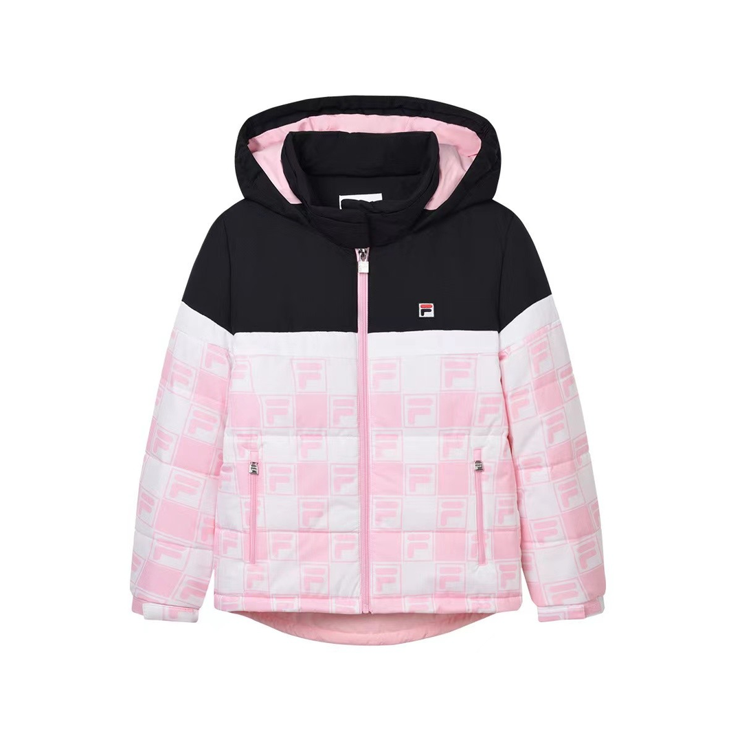 【年货专享】FILA斐乐儿童女大童棉服儿童运动棉袄K12G311903F