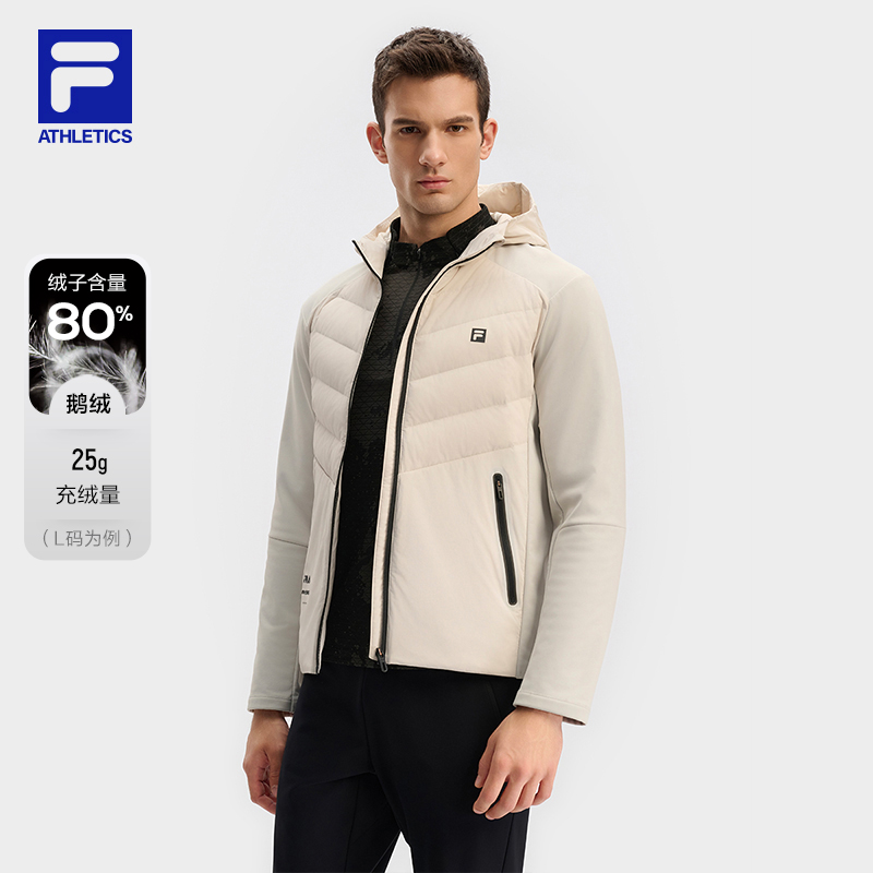 【复古运动 】男休闲商务时尚轻薄连帽羽绒服A11M441914F