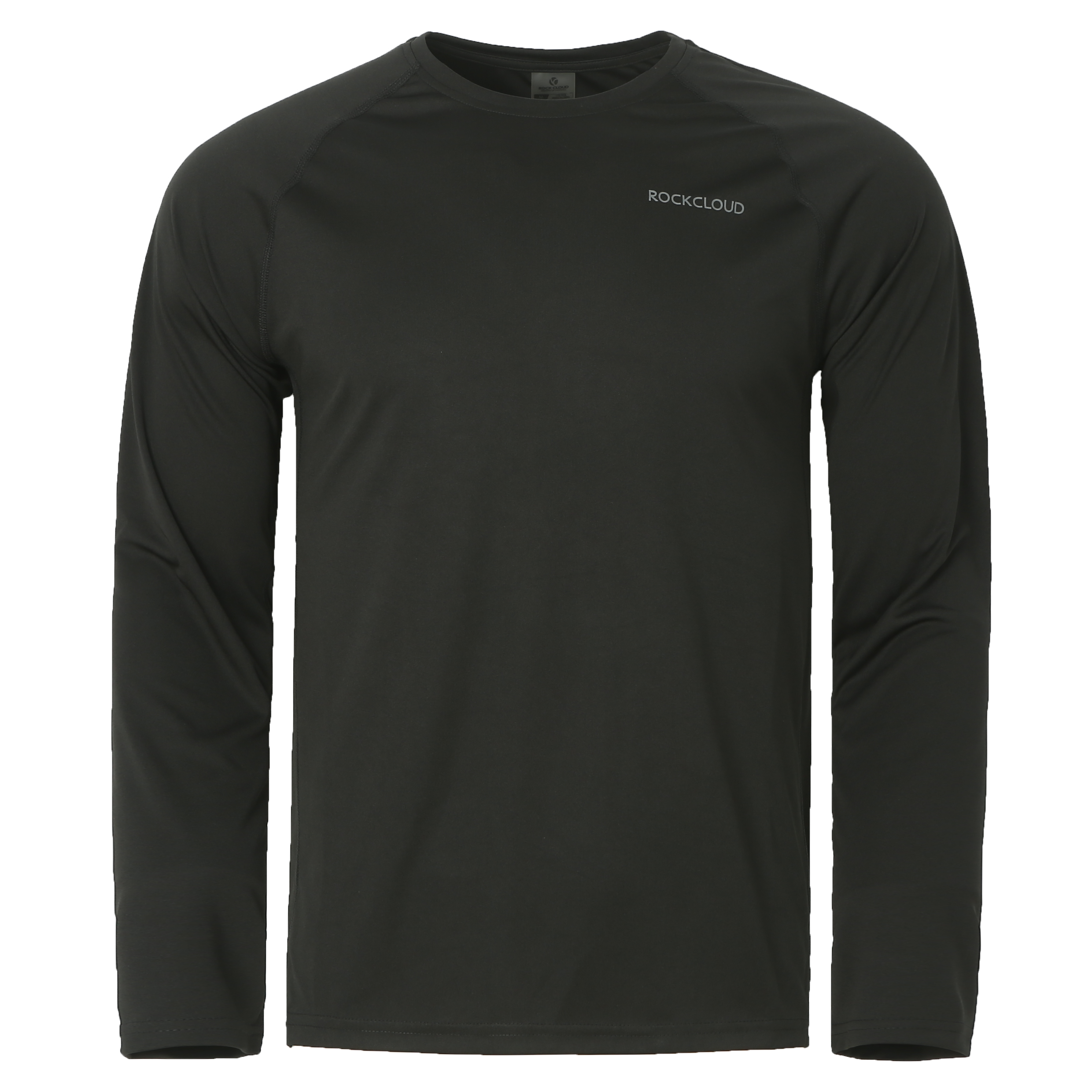 RockCloud/岩云户外运动圆领男士薄款宽松长袖速干长T休闲跑步