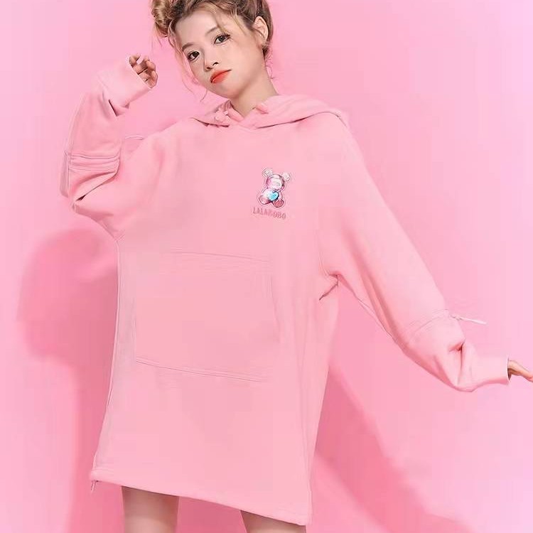武汉(微瑕不退不换）新款原创小熊玩偶休闲长卫衣女L21D-WLZY11