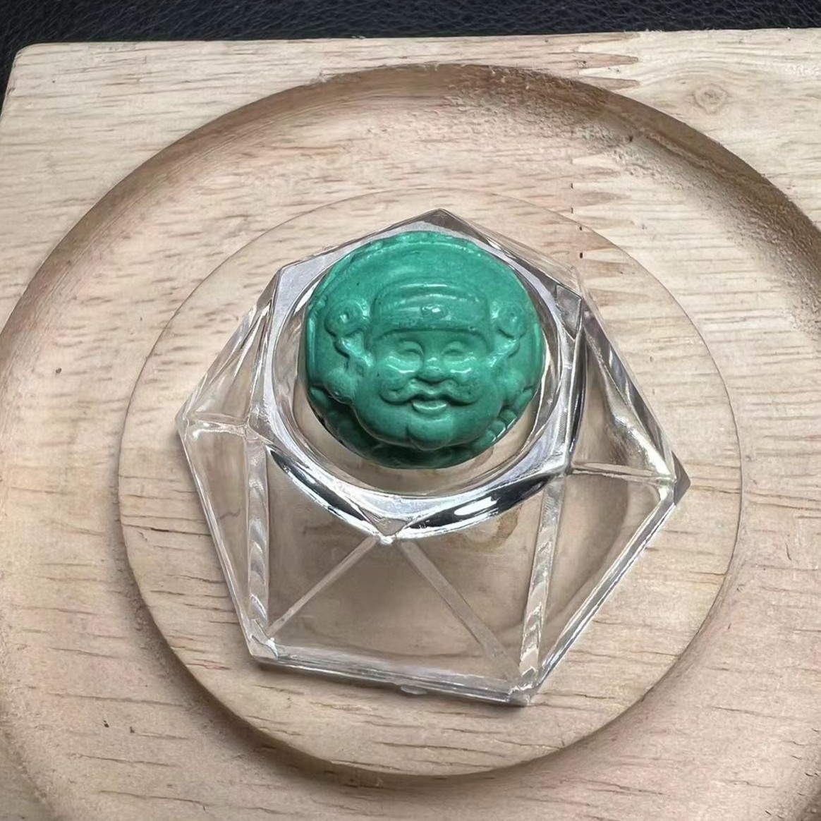 【人工处理】【396号卡16m单个发】果冻色雕刻财弥珠单颗散珠多样性发