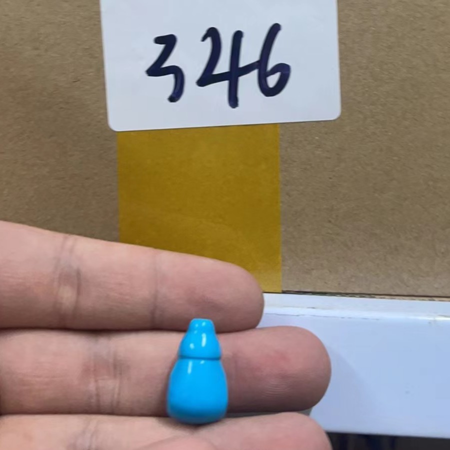 【346号】蓝白色蓝三通配饰多样性单颗发