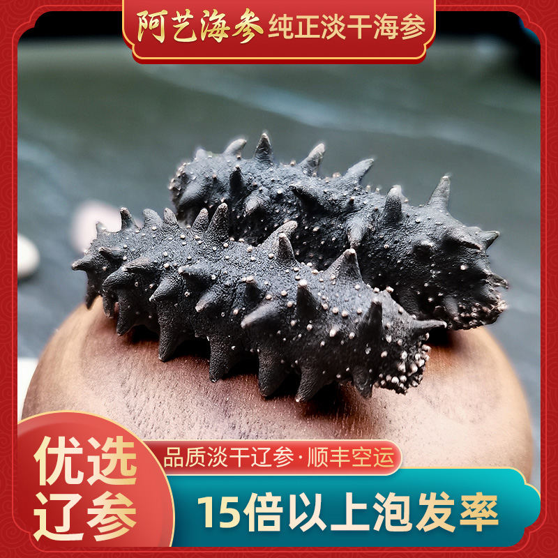 阿艺海参大连淡干海参纯正辽刺参12-15只50克