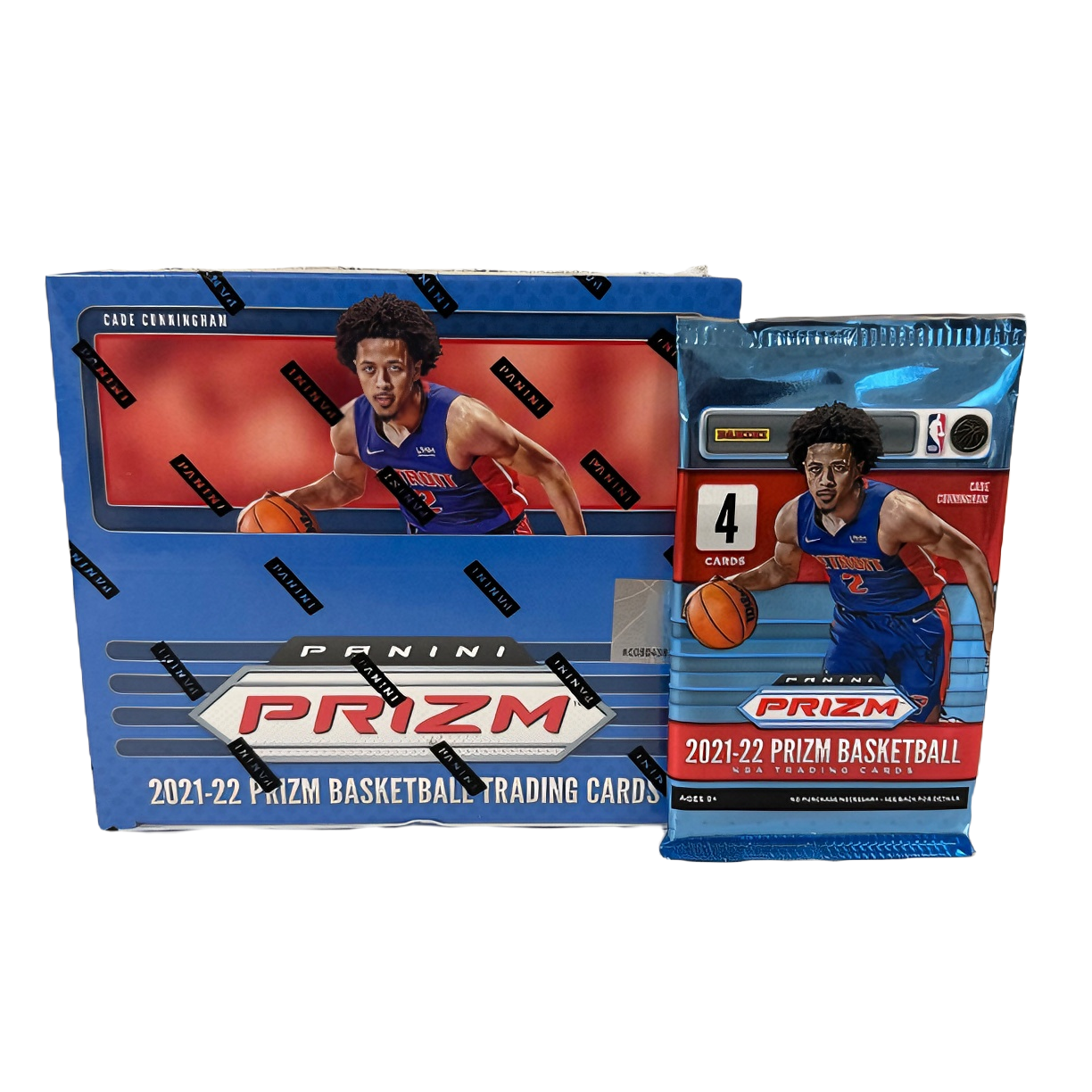【二包】21-22 Panini Prizm Retail 篮球球星卡盲盒【拆包拆盒】卡牌