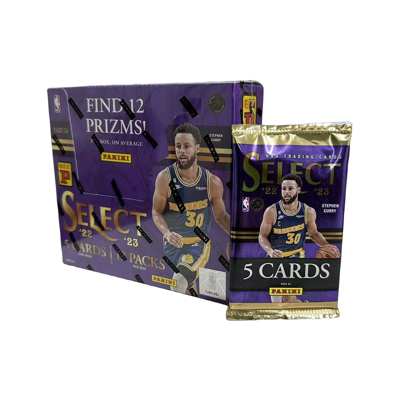 22-23 Panini Select Asia 亚洲 篮球球星卡盲盒【拆包拆盒】原封盒