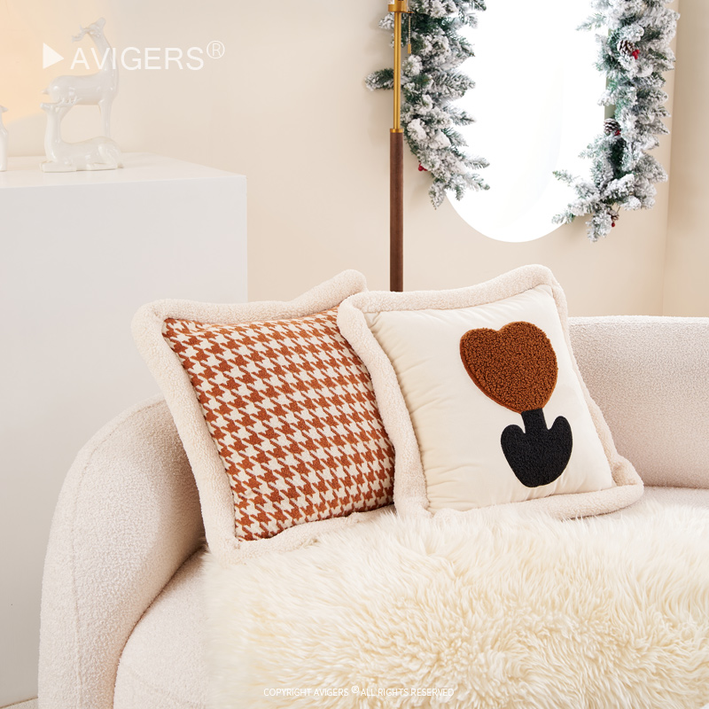 酒店抱枕套沙发客厅高级感腰靠枕床头推荐网红爆款软包靠背垫腰托商品图