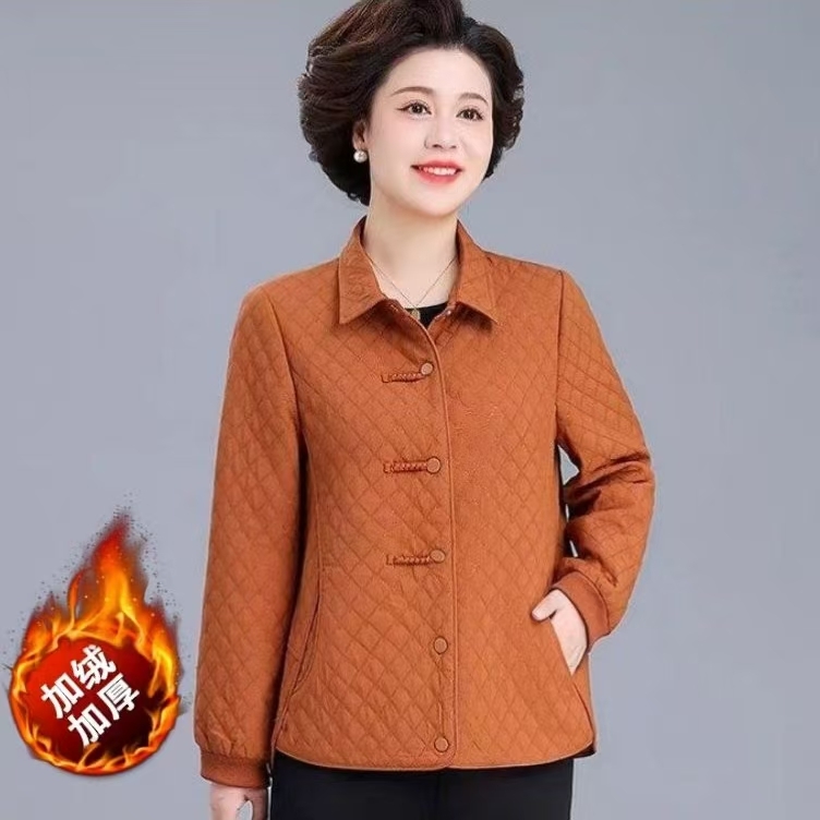 中老年女装秋装外套2024新款大码气质中年妈妈装时尚上衣外套