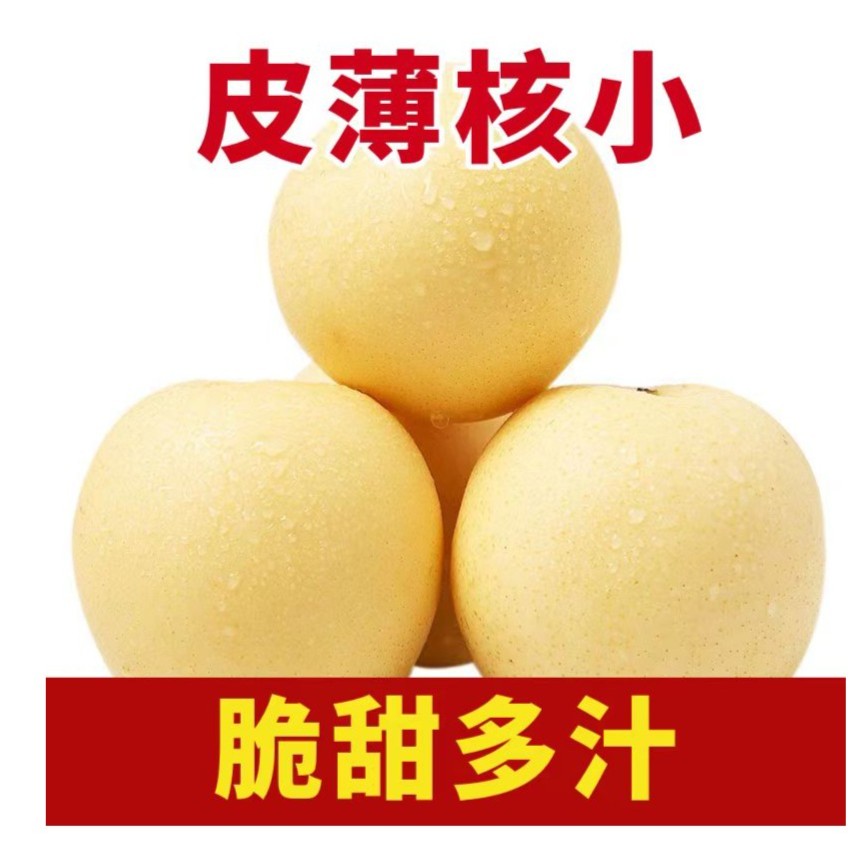 安徽多汁皇冠梨新鲜水果应季带箱5斤包邮非雪梨鸭梨脆甜