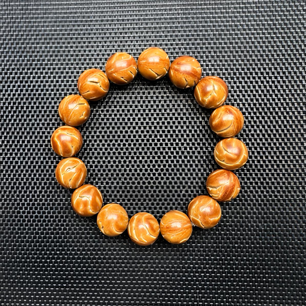 龙纹桃核16尺寸16颗