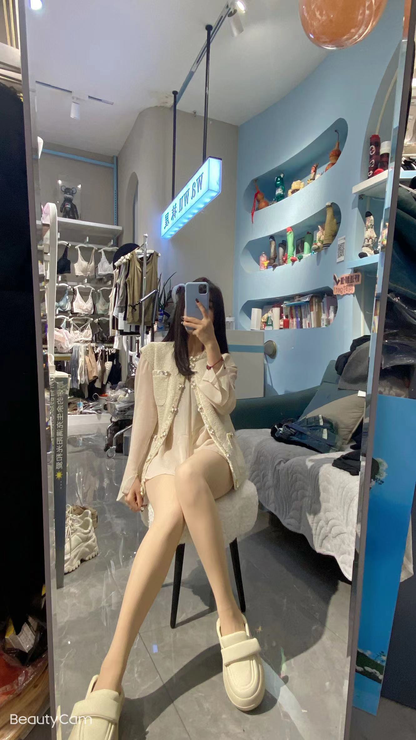 马彩云服饰店一体光腿神器女士棉裤30岁左右小香风网红时尚