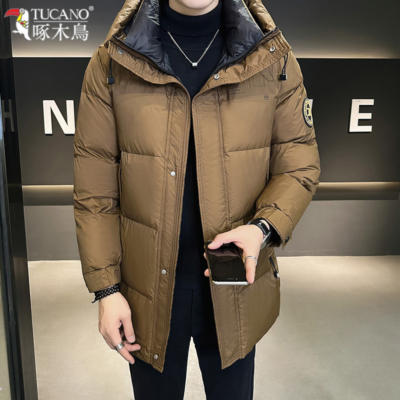 TUCANO/啄木鳥2024新款潮流男士时尚连帽高端帅气保暖加厚羽绒服