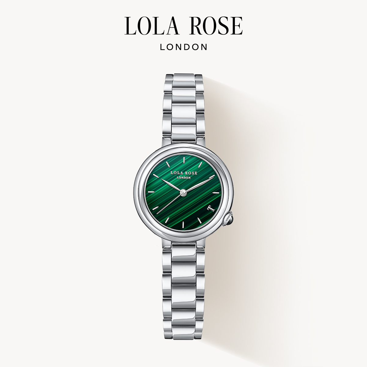 LolaRose罗拉玫瑰午逅系列小绿表百搭时尚送女友-自播-LR4302