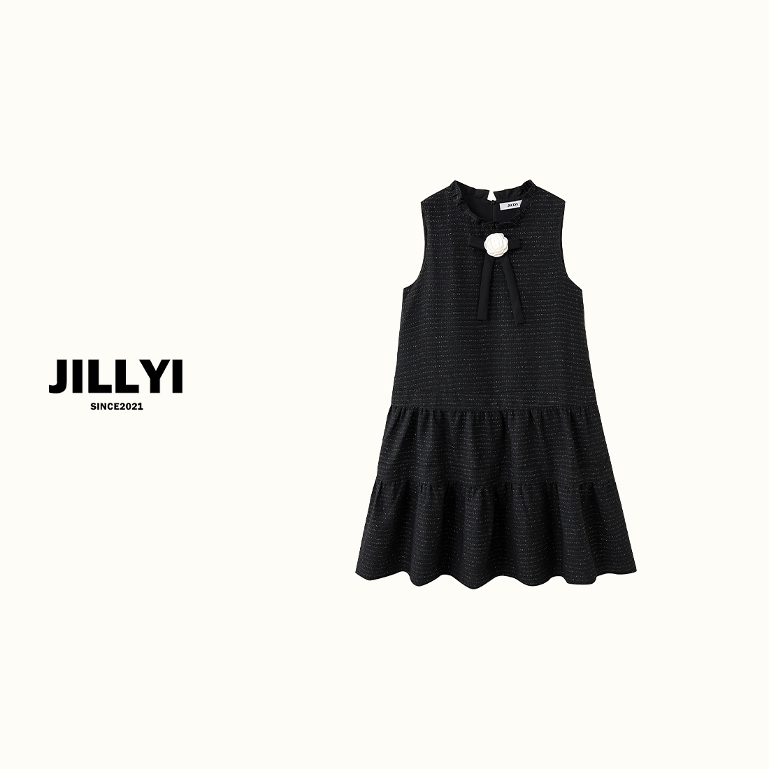 JILLYI珠海店【柠檬奶霜】时尚优雅气质富家小姐超梦幻的奶黄色蛋糕