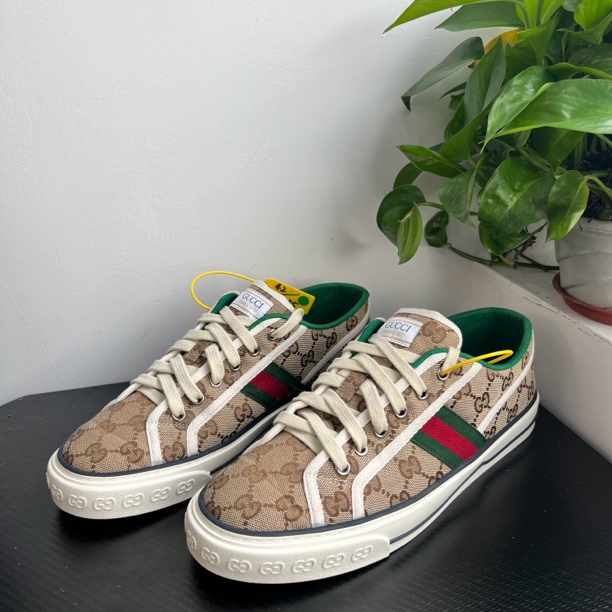 GUCCI/古驰多尺码1977乌木色印花板鞋成色自定义无配件/时尚/百搭
