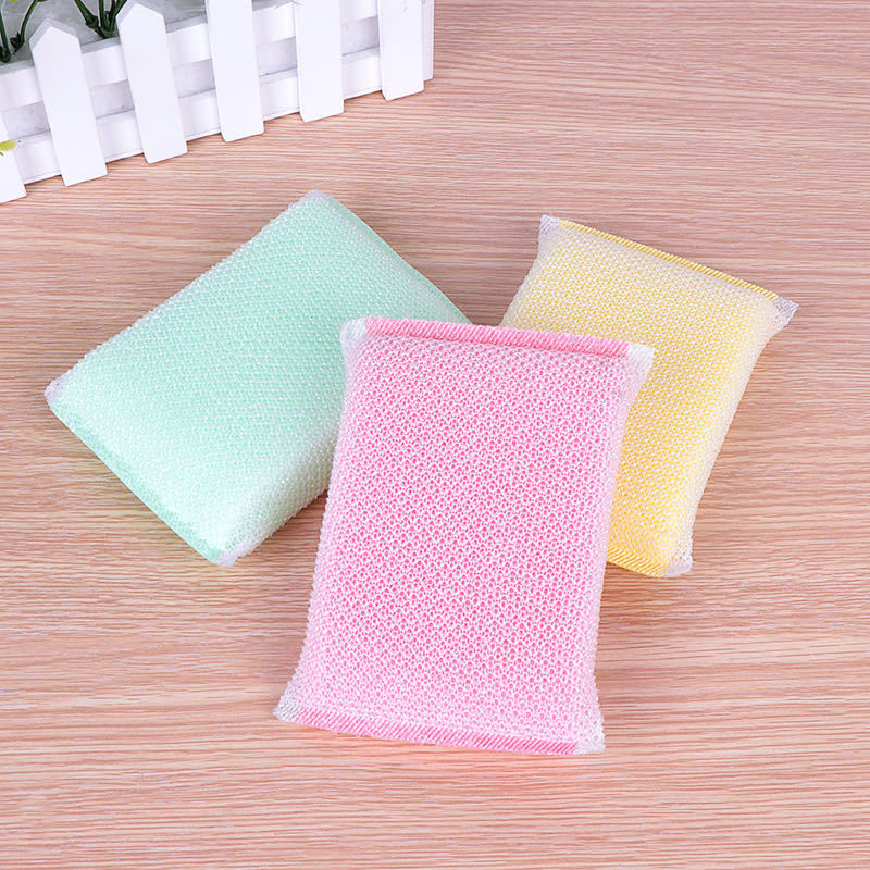 【新人福利品2元包邮】菱角布洗刷擦锅洗碗海绵