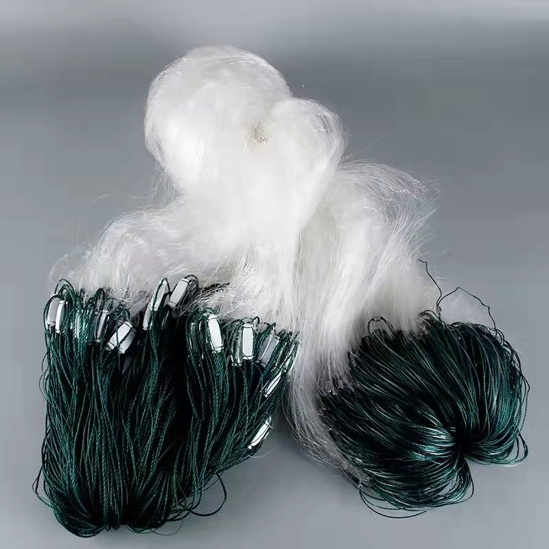 加重小外套沉网内网7指小外套刀鱼渔网鱼网粘鱼网渔网三层丝网