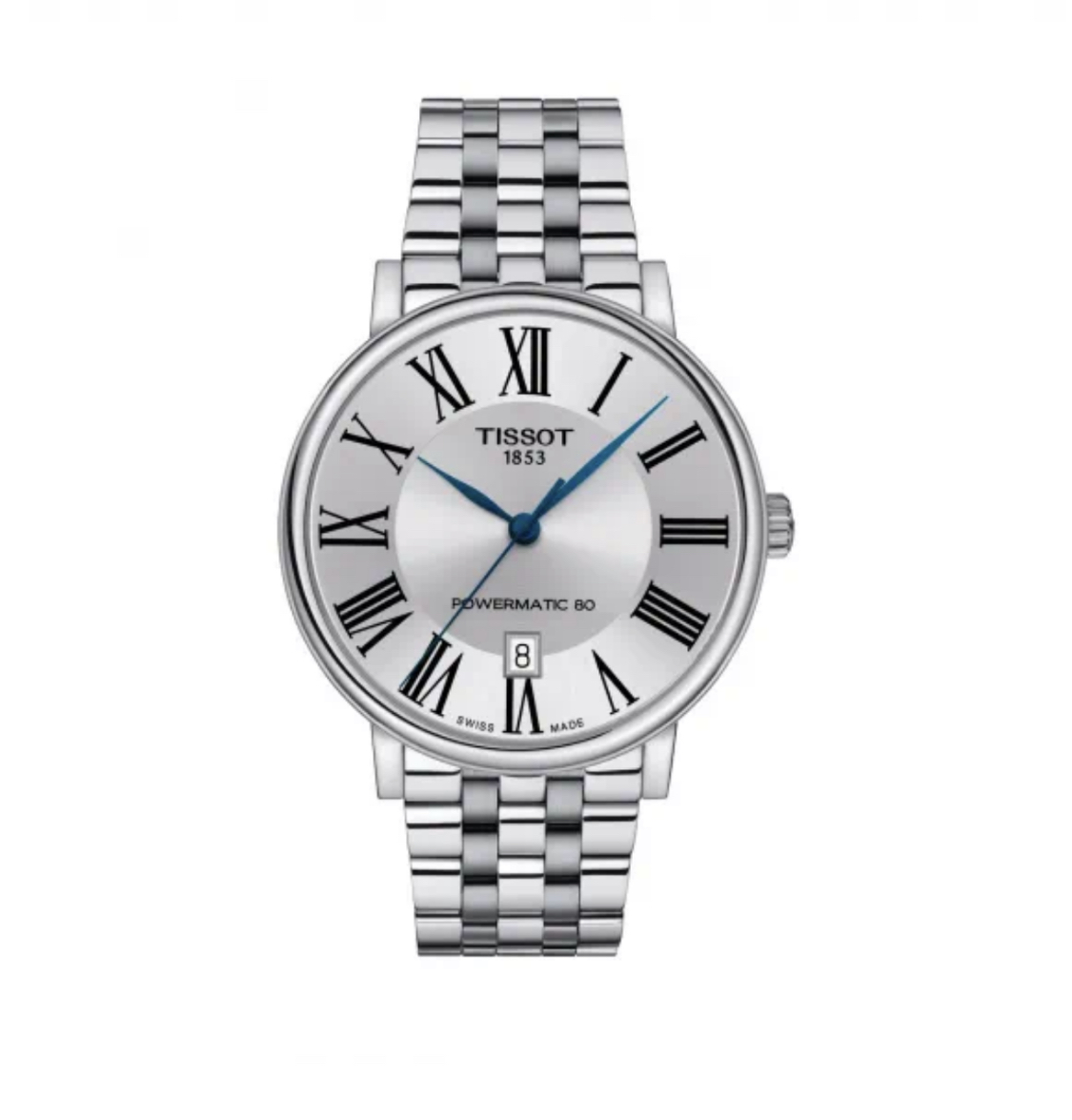 99新 Tissot/天梭 卡森臻我白盘罗马/T122407/表径40mm男士时尚