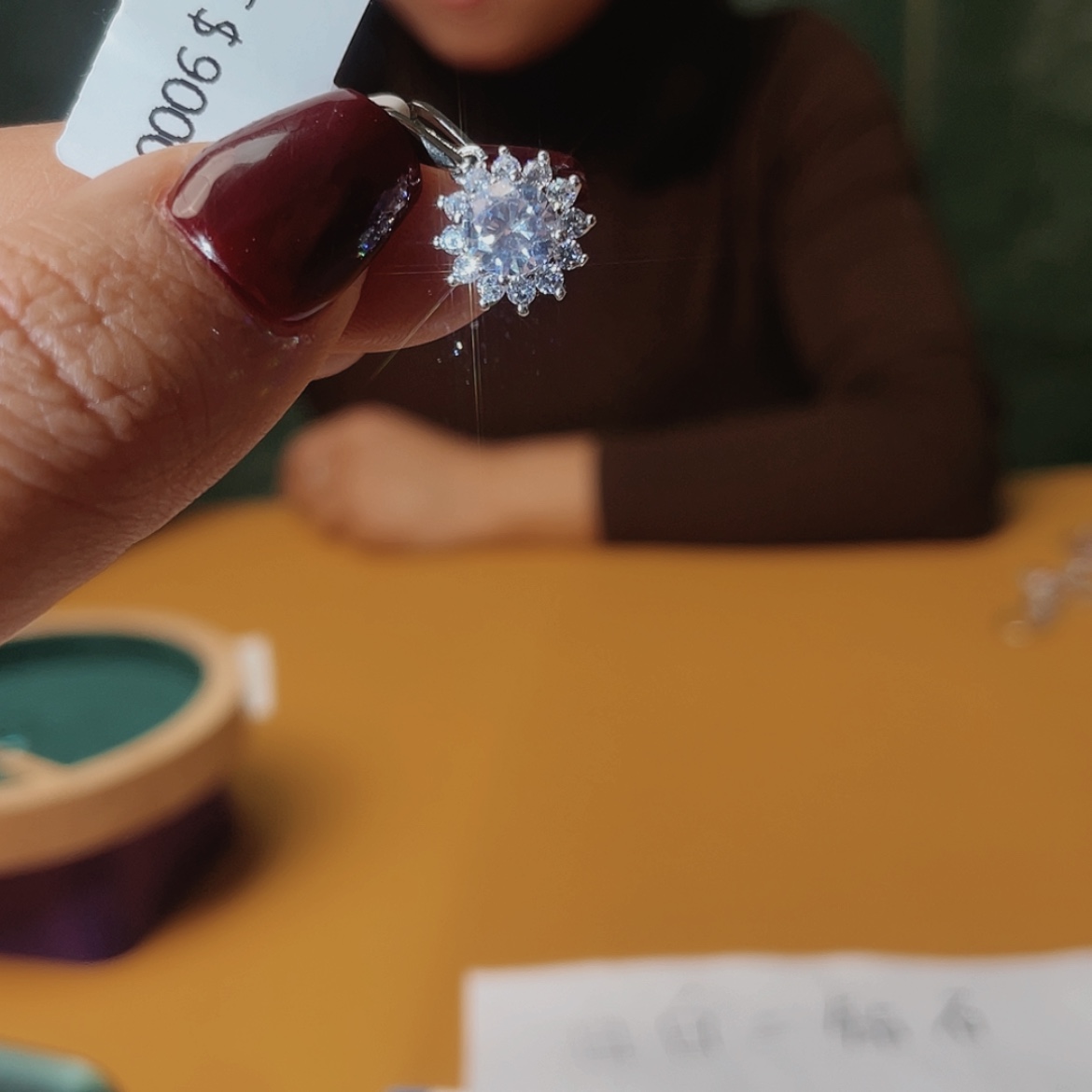 【闪购商品】琉璃颈饰大白白吊坠精工镶