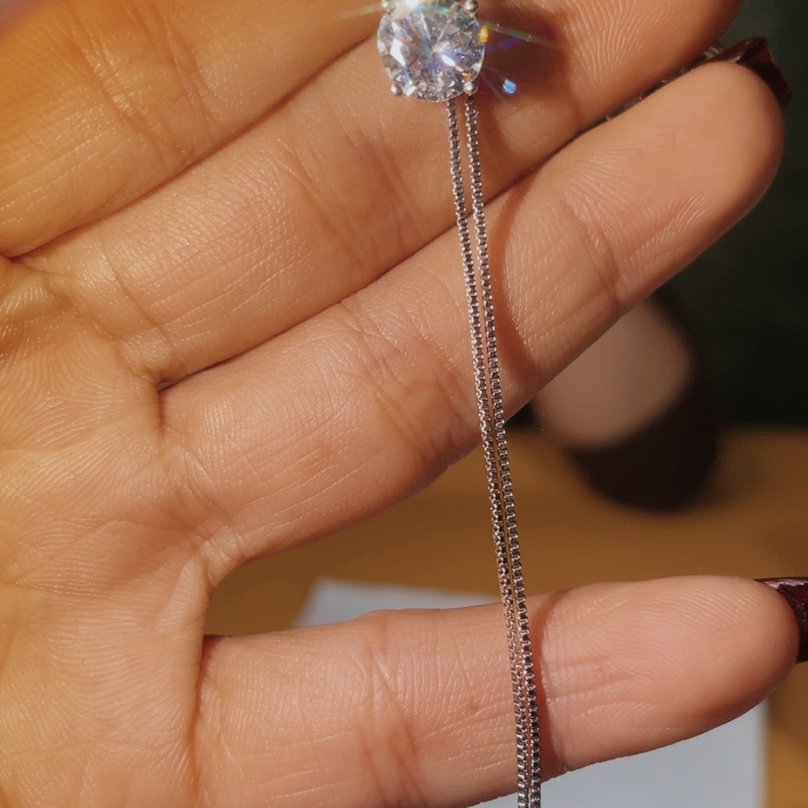 【闪购商品】琉璃颈饰大白白精工镶