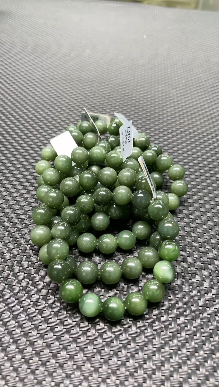 【闪购商品】和田玉手串未镶嵌多样性发1件约12mm