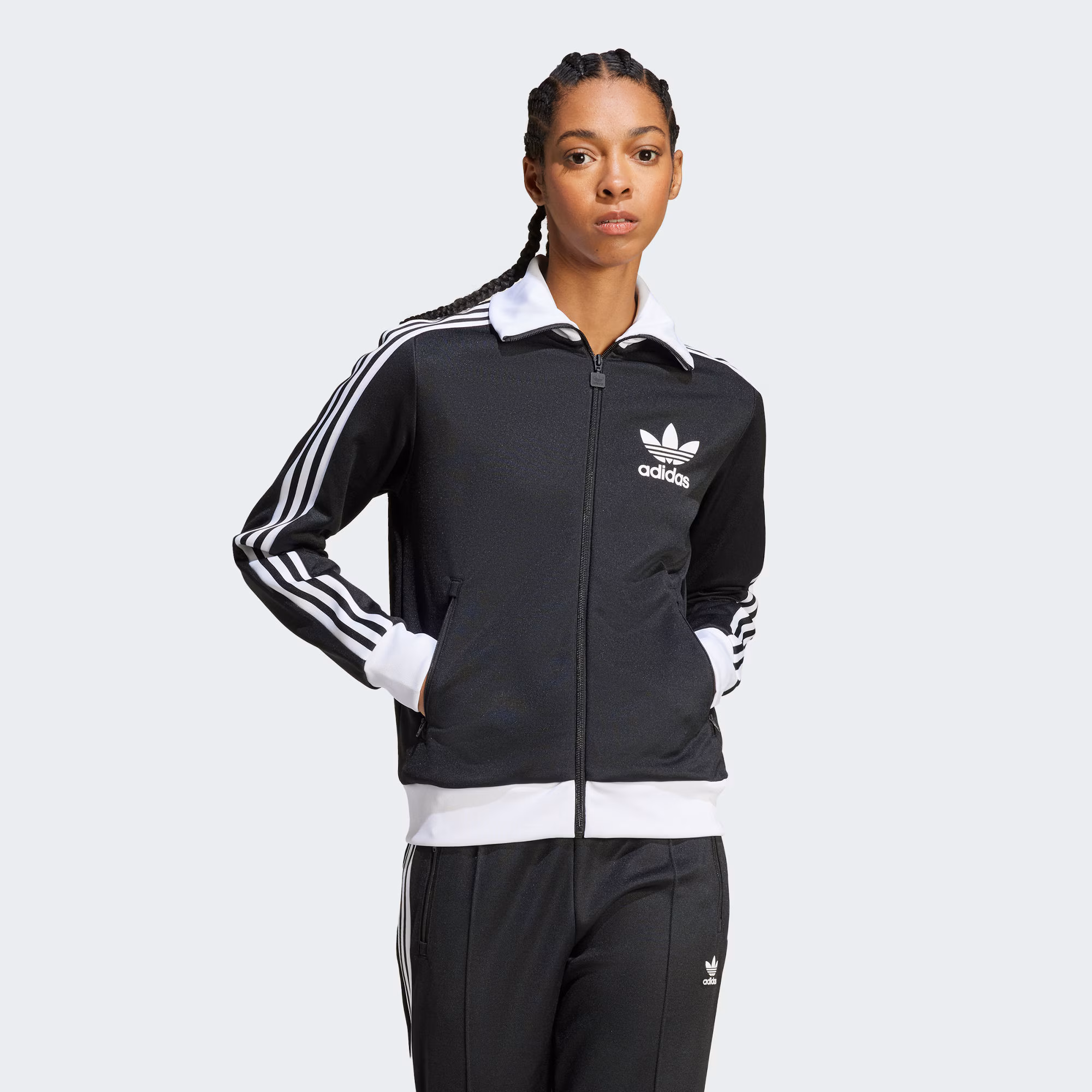 adidas/阿迪达斯【商场同款】女子全开襟配翻领运动夹克外套IW3174