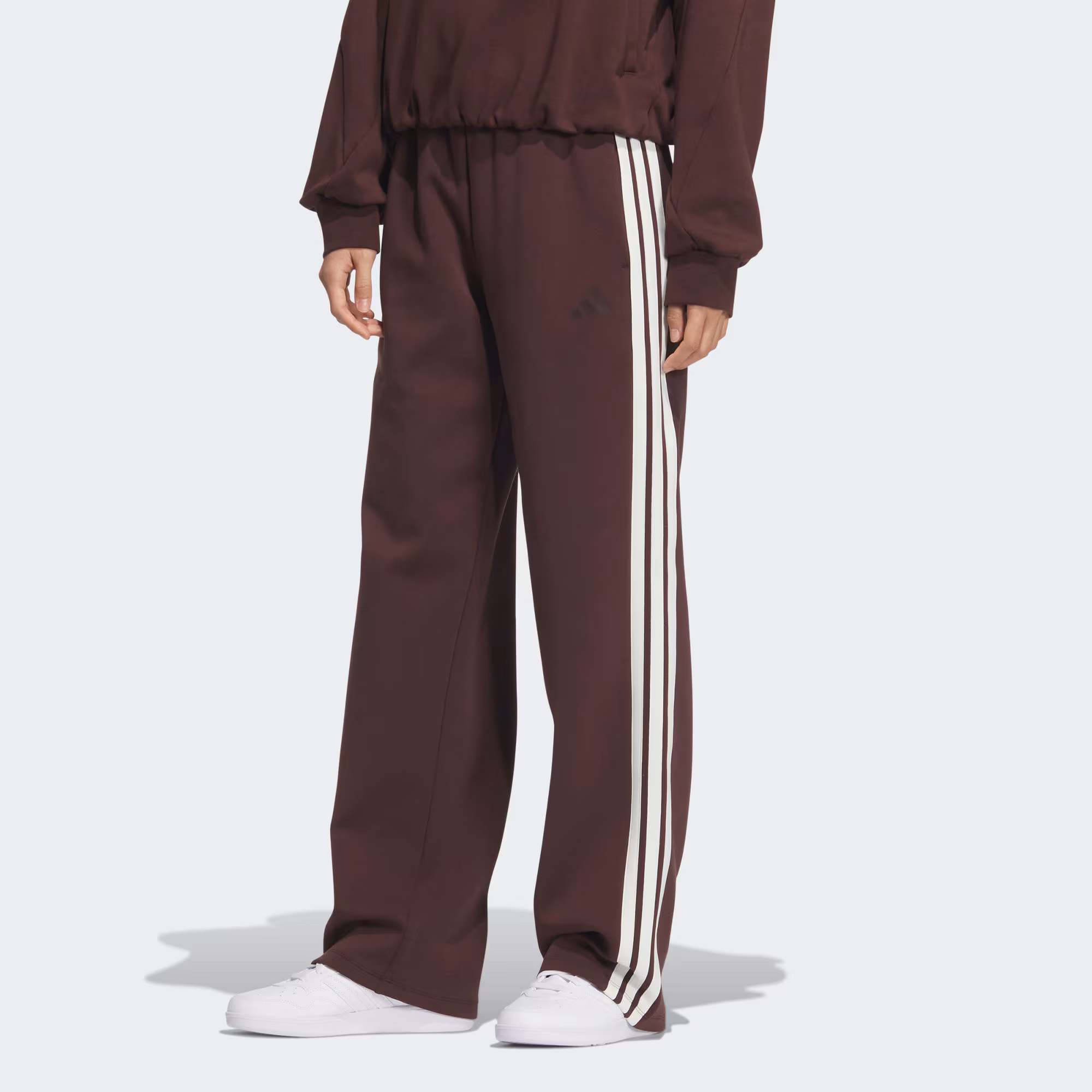 adidas/阿迪达斯女子SOFT 三条纹针织直筒运动休闲长裤KB7588