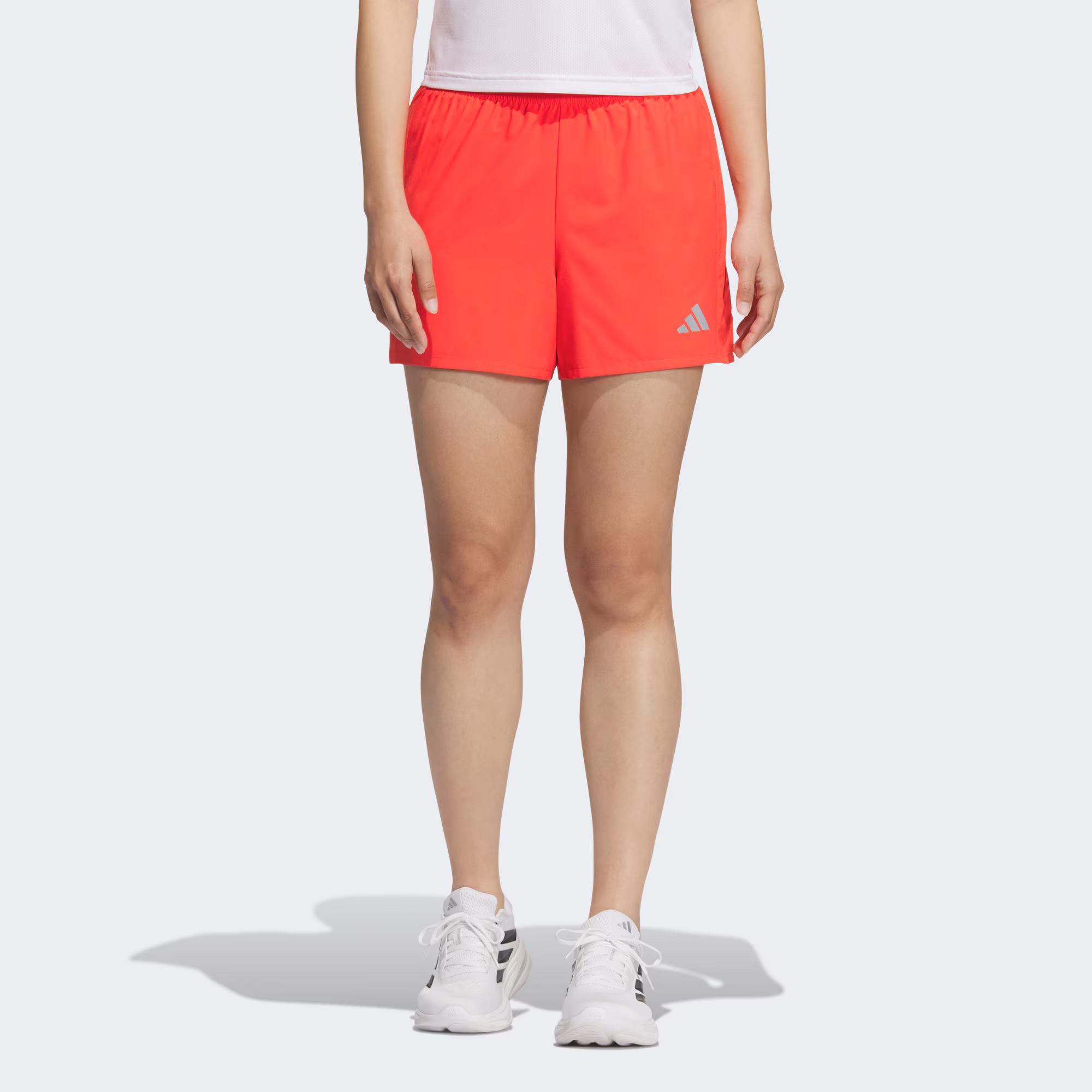 阿迪达斯RUNNING SHORTS 侧开叉跑步运动短裤JZ2209