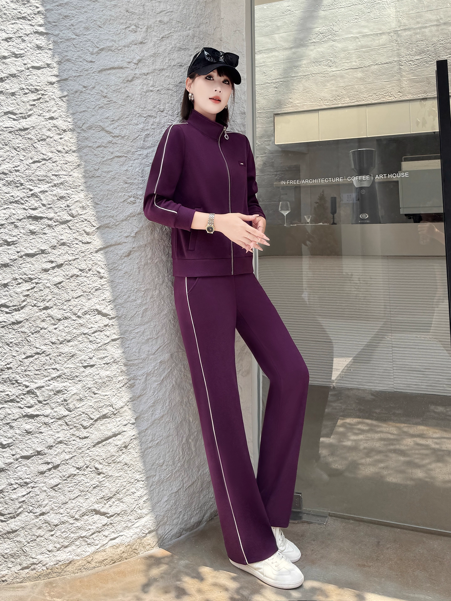 气质穿搭妈妈装女春秋季运动服显瘦百搭休闲运动套装2025新款爆款