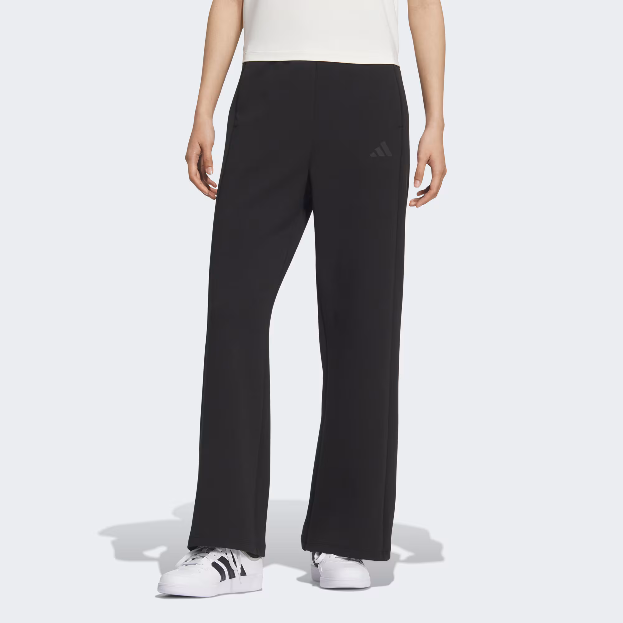 adidas/阿迪达斯MS KN PNT2 女子针织运动休闲喇叭裤KC0021