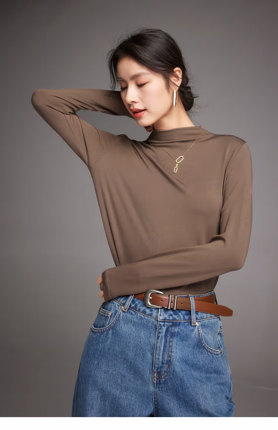 棉仓【初棉】-热奶皮Milk Skin,发热呵护柔弹肌底衣346601012
