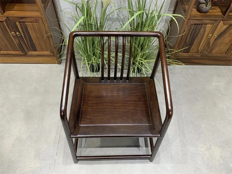 黑檀木禅椅加粗款休闲椅（包邮）