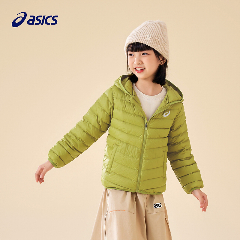 ASICS/亚瑟士童装2023年男女童冬季保暖轻薄羽绒服334231073071