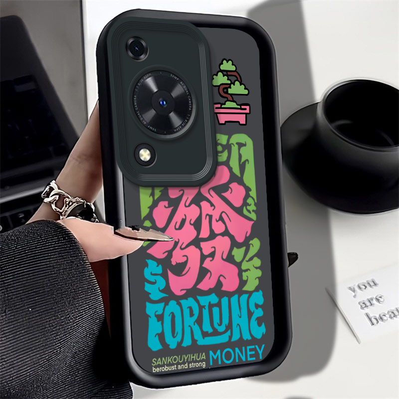 艺术发字华为畅享70手机壳FGD-AL00高级感简约女时尚软套肤感网红