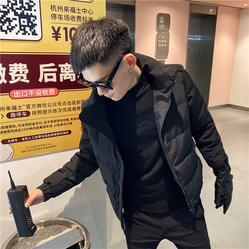 高级感棉衣外套男冬季潮牌立领男装棉袄2025新款加厚保暖帅气棉服