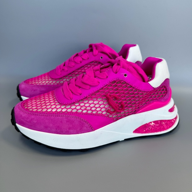 99新 JIMMY CHOO/吉米周 116女jc女老爹鞋 网面 金典 百搭耐看