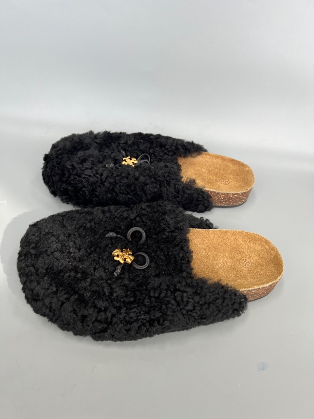 99新 TORY BURCH/汤丽柏琦 99新 411 TORY BURCH博肯女拖鞋
