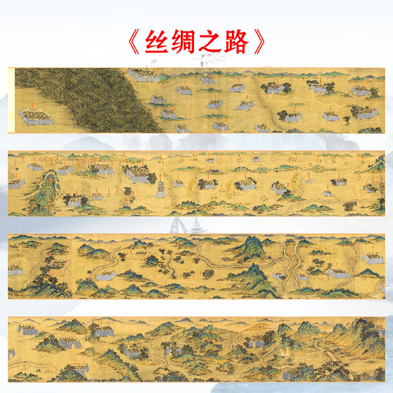 新款十字绣丝绸之路大幅客厅十字绣印花系列现代简约自己绣