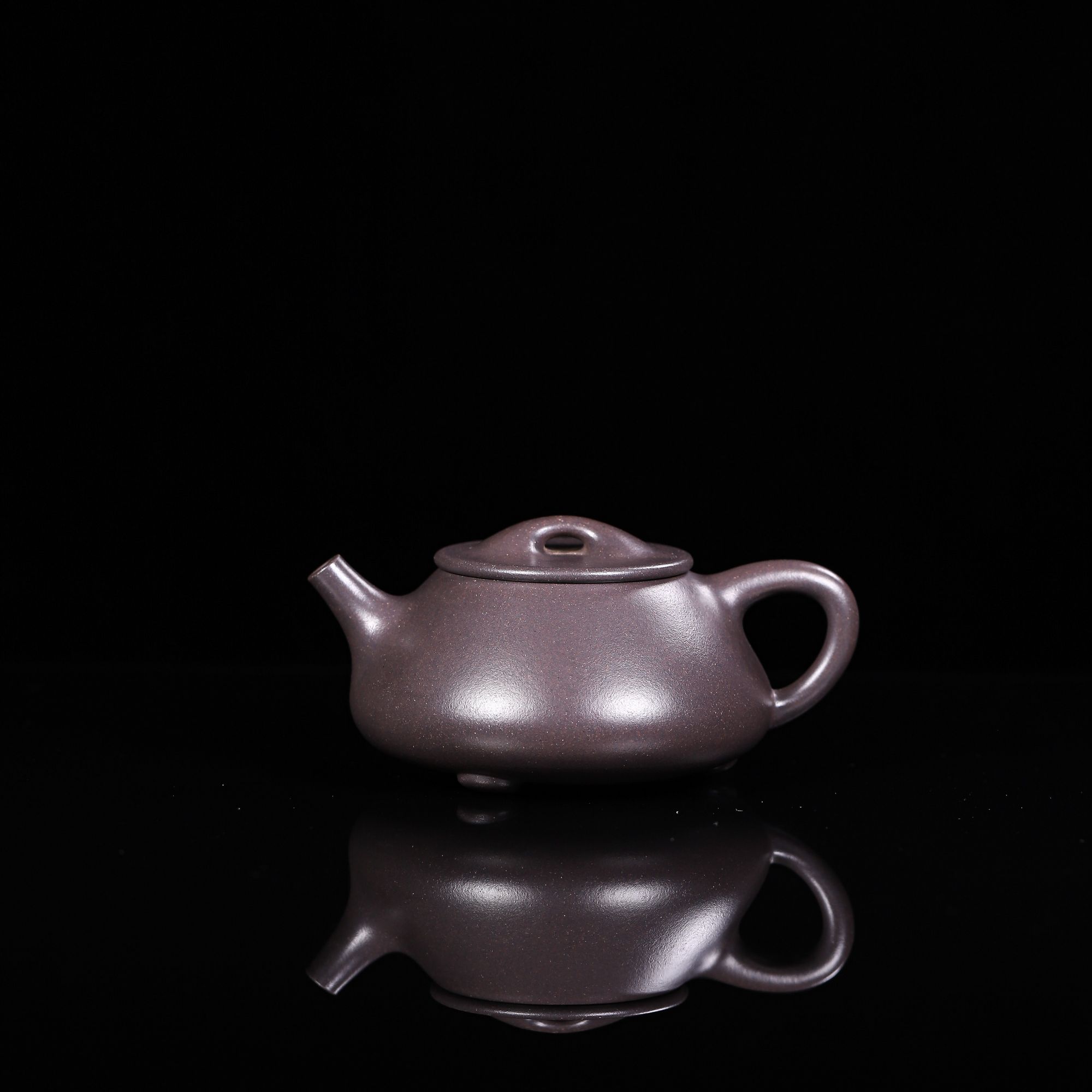 王笃相满瓢 240cc 天青紫泥紫砂壶全手工制作宜兴黄龙山原矿紫泥