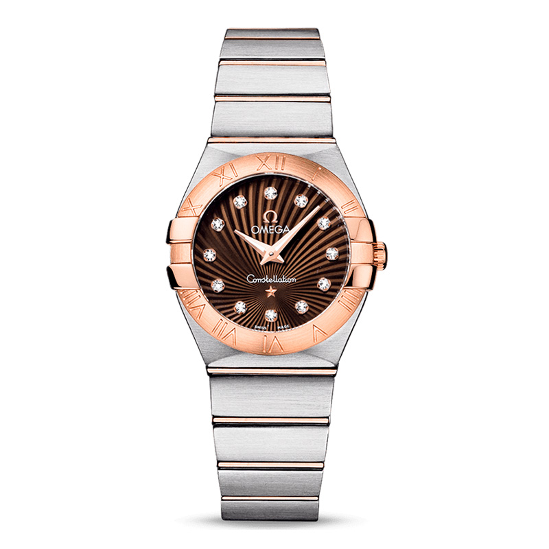 95新 Omega/欧米茄 星座/石英/27mm/女表123.20.27.60.63.001单表