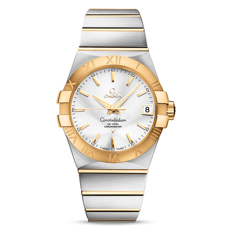 95新 Omega/欧米茄 星座自动机械/38mm男表123.20.38.21.02.002