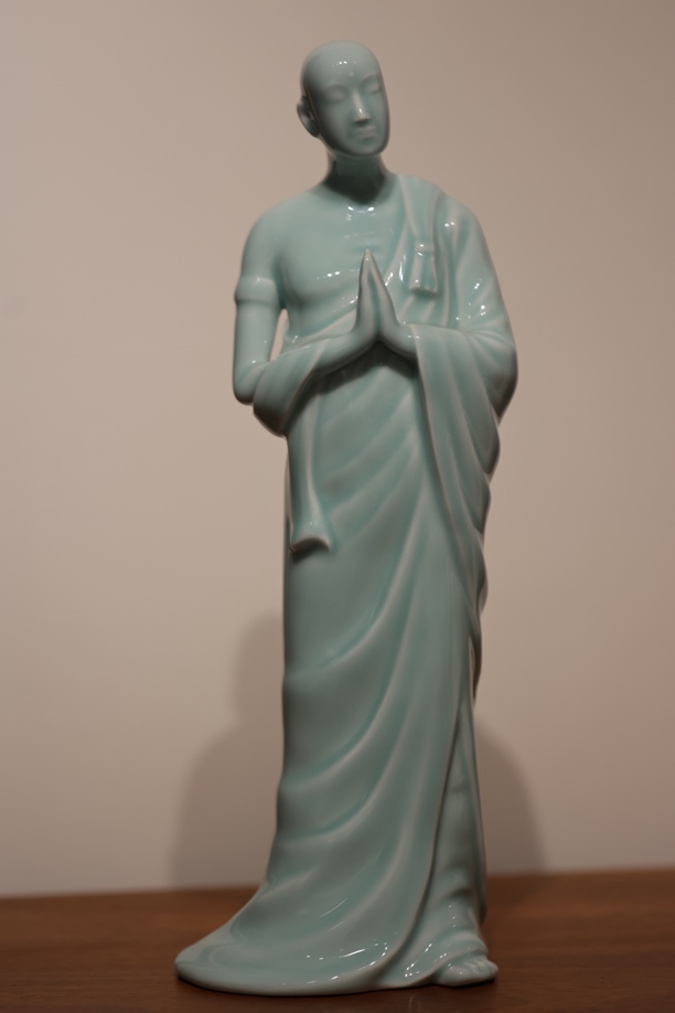 佛像摆件湖田影青釉感恩佛菩萨