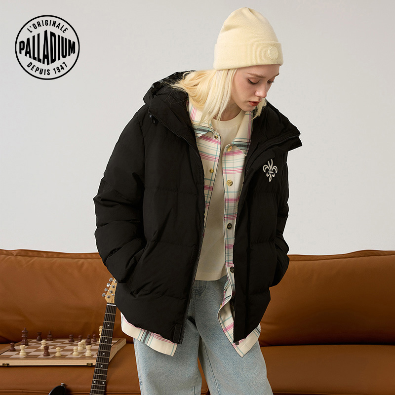 【敖瑞鹏代言】帕拉丁冬季新款宽松保暖休闲男女款短羽绒服1010506