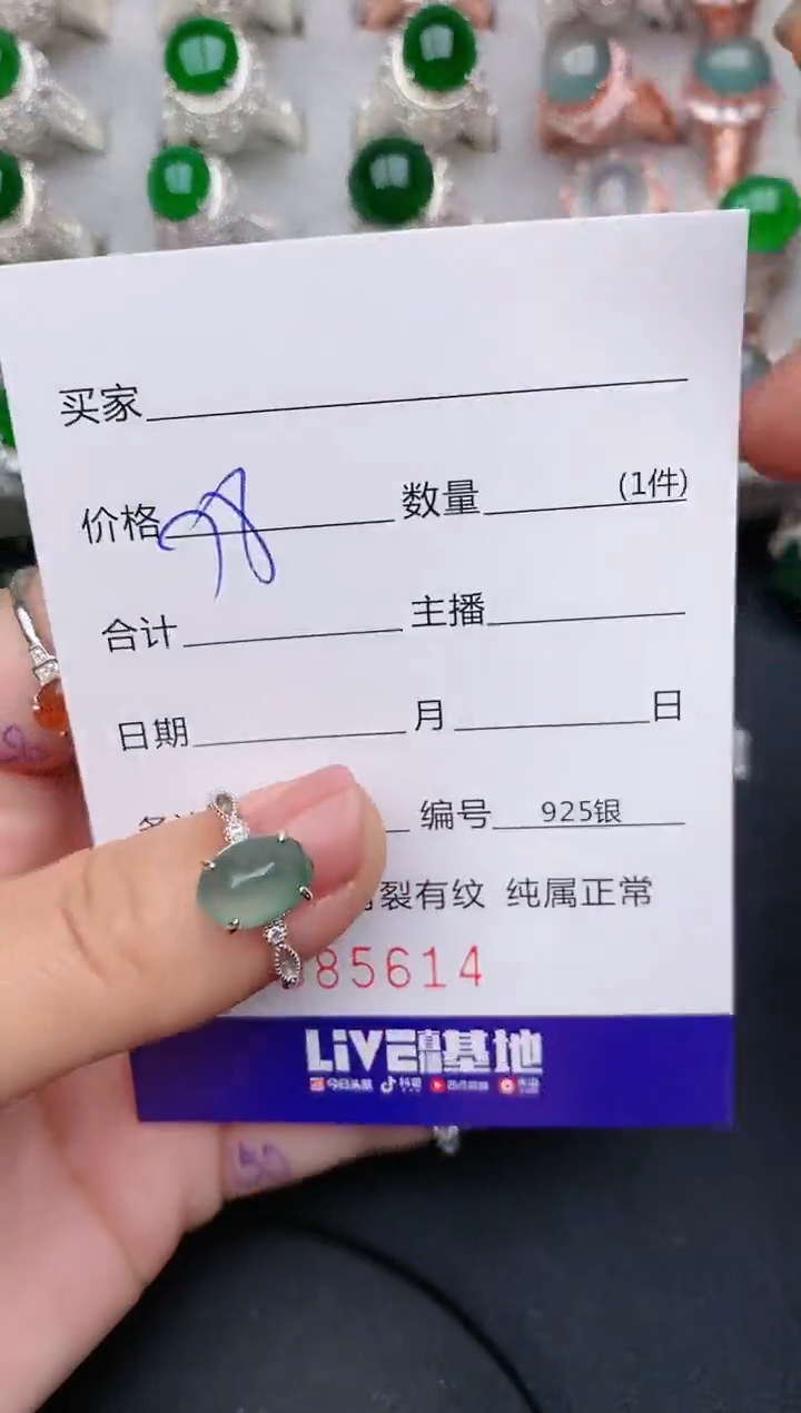 【闪购商品】翡翠珠宝奇石银S925镶嵌.