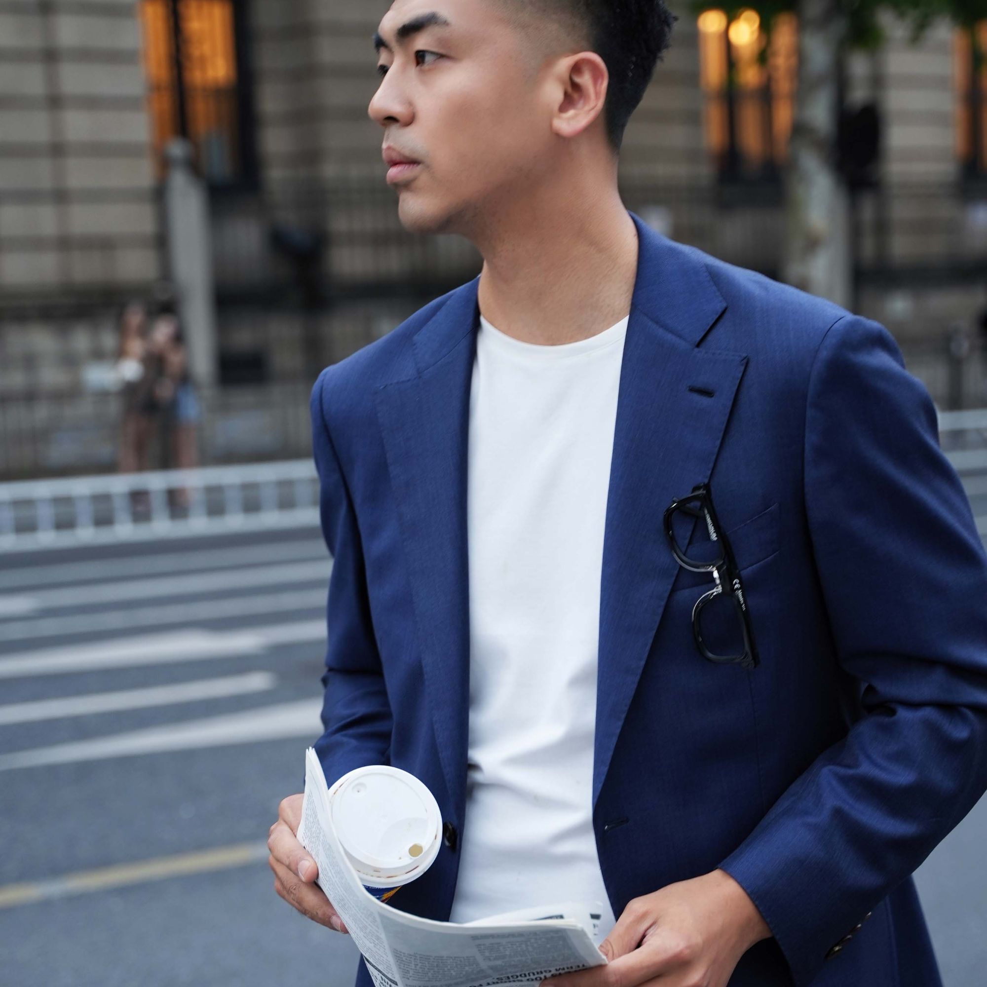 多美Dormeuil EXEL BLUE系列120s纯羊毛休闲套西