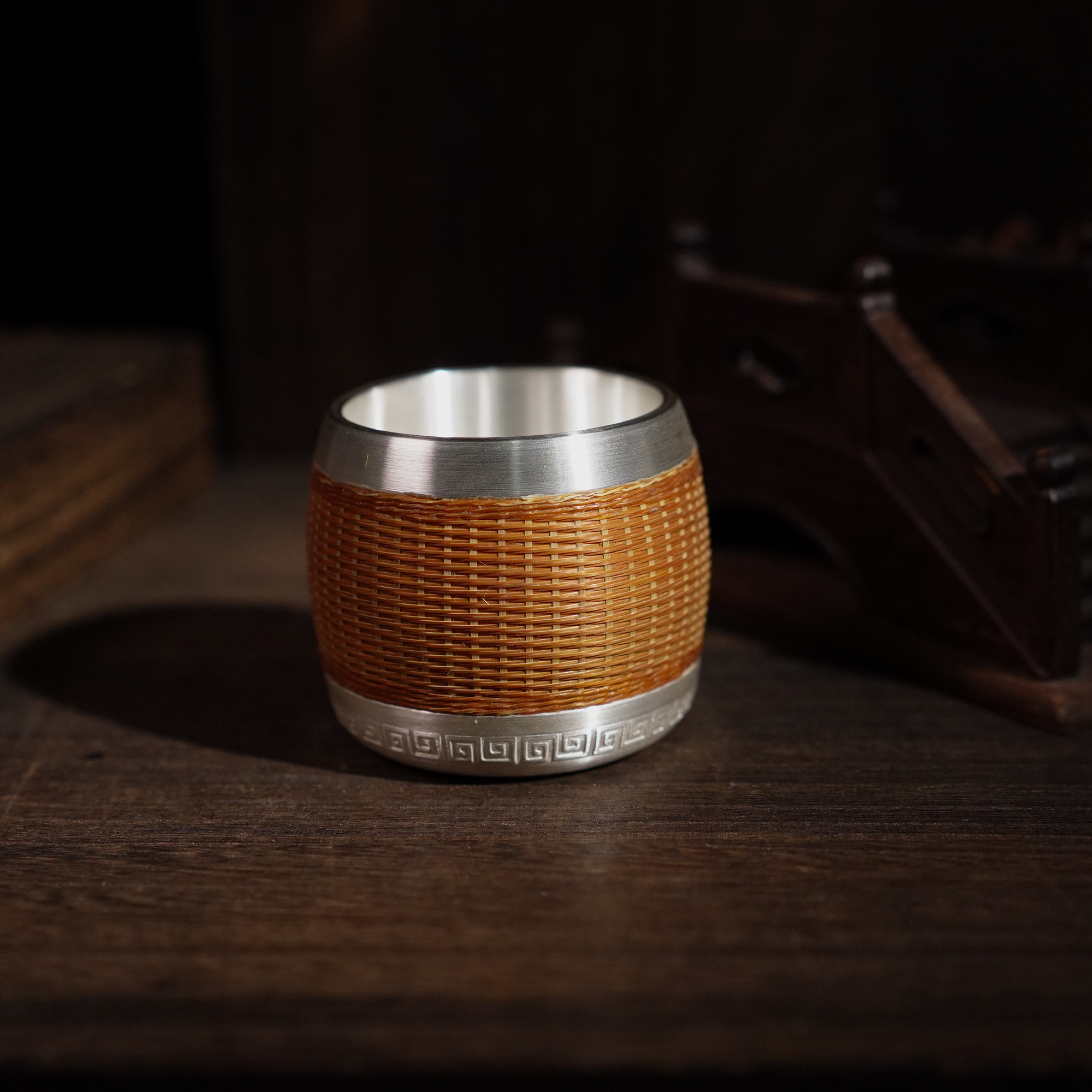 【宝陀明月】纯手工主人杯隔热杯茶杯