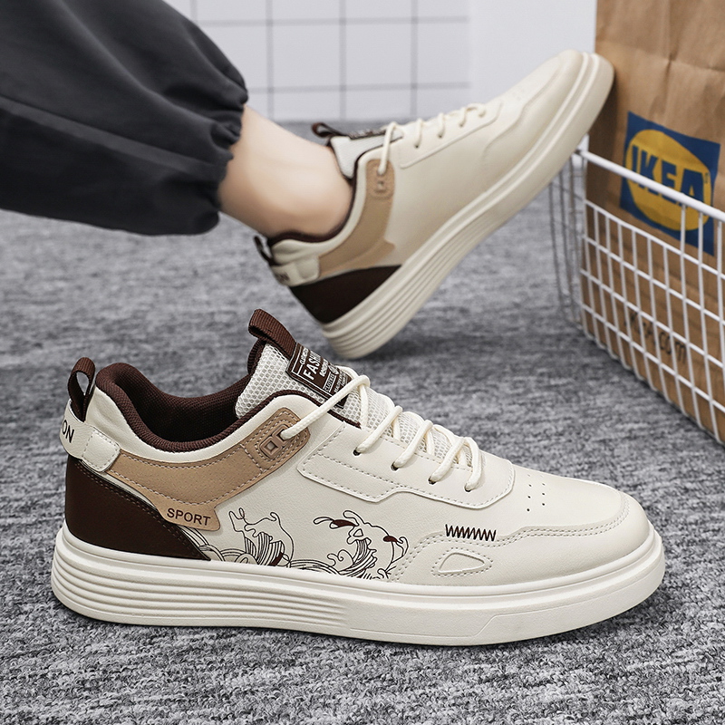 2025春季新款休闲男鞋学生鞋潮流板鞋运动跑步鞋防滑耐磨百搭春季