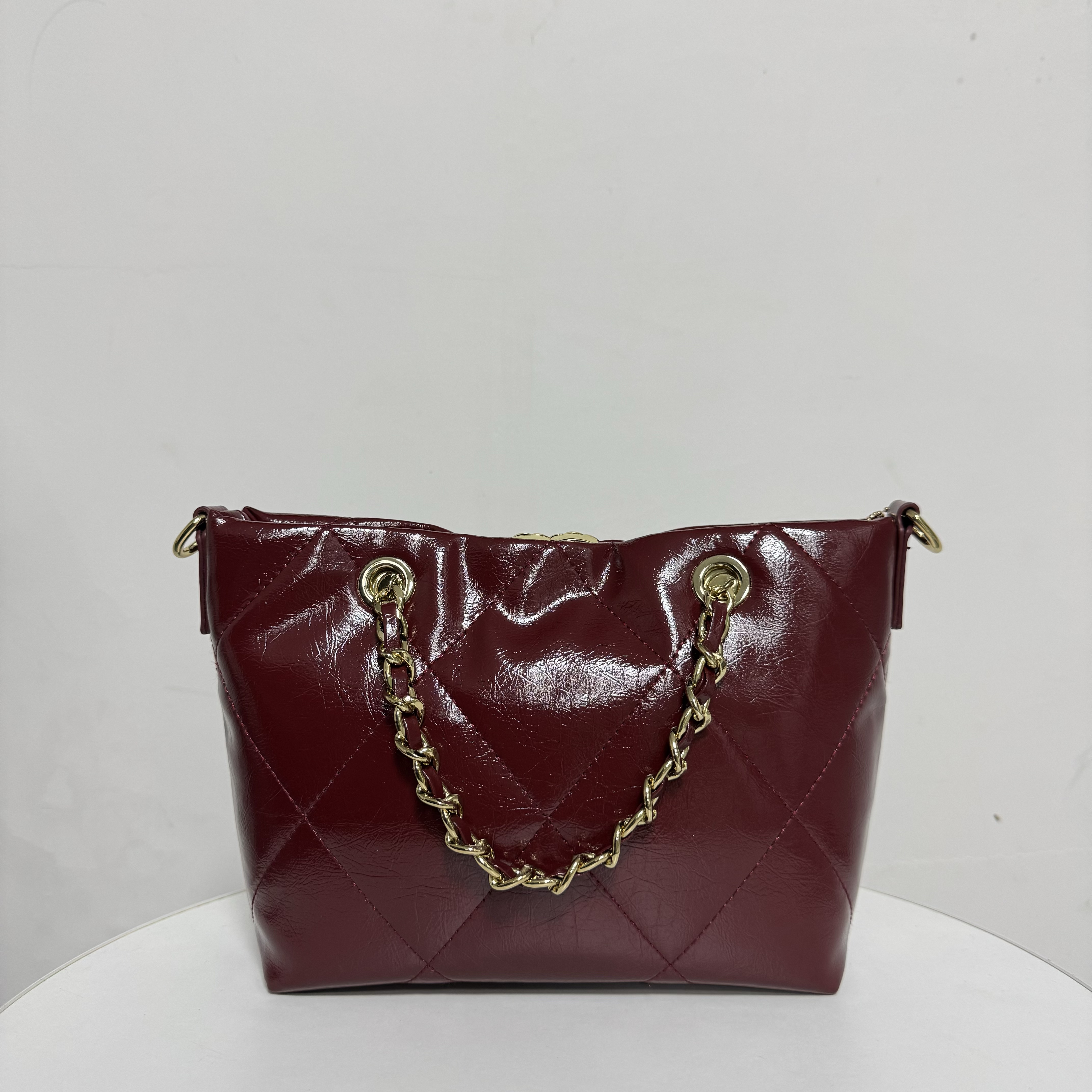 新款红色通勤复古手提斜挎包