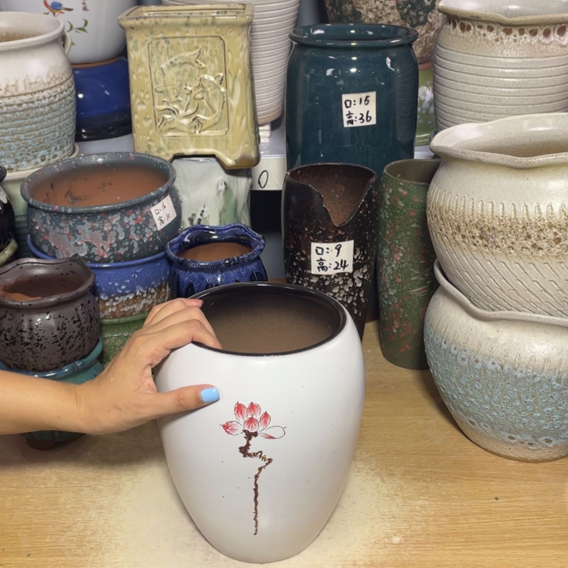 【闪购商品】红陶20CM以下口14高21正品一个